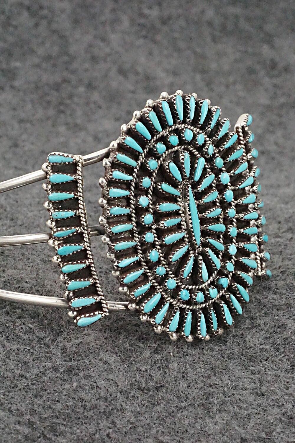 Turquoise & Sterling Silver Bracelet - Judy Wallace