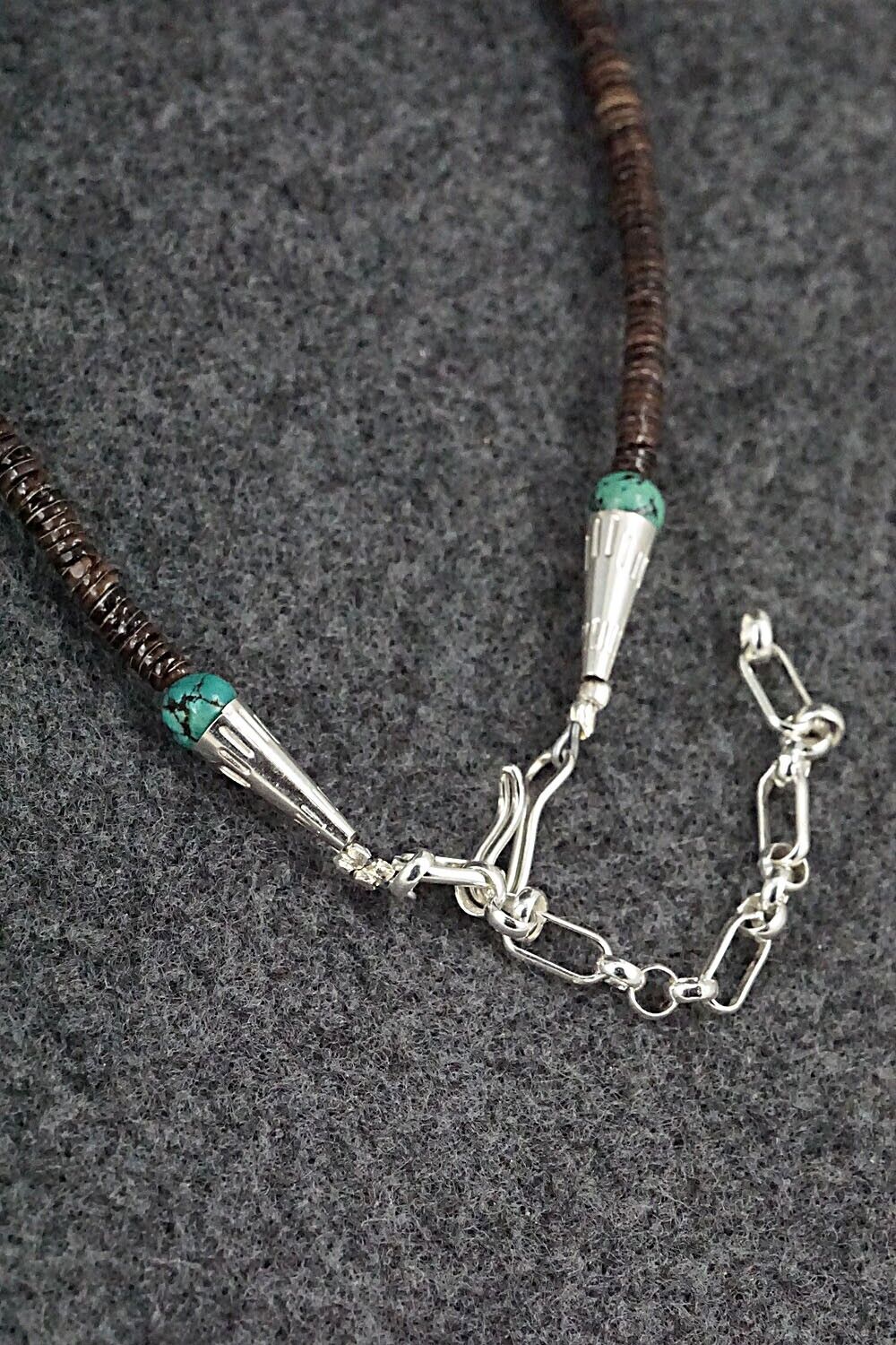 Multi-Stone and Sterling Silver Necklace - Helen Tsosie