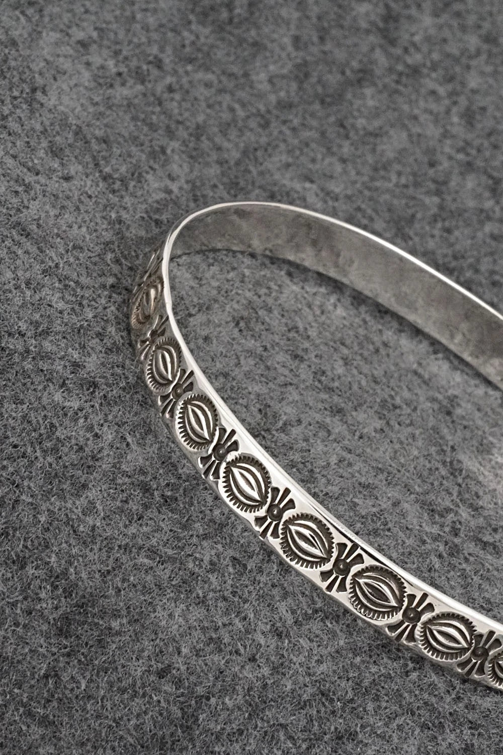 Sterling Silver Bangle Bracelet - Roland Dixson