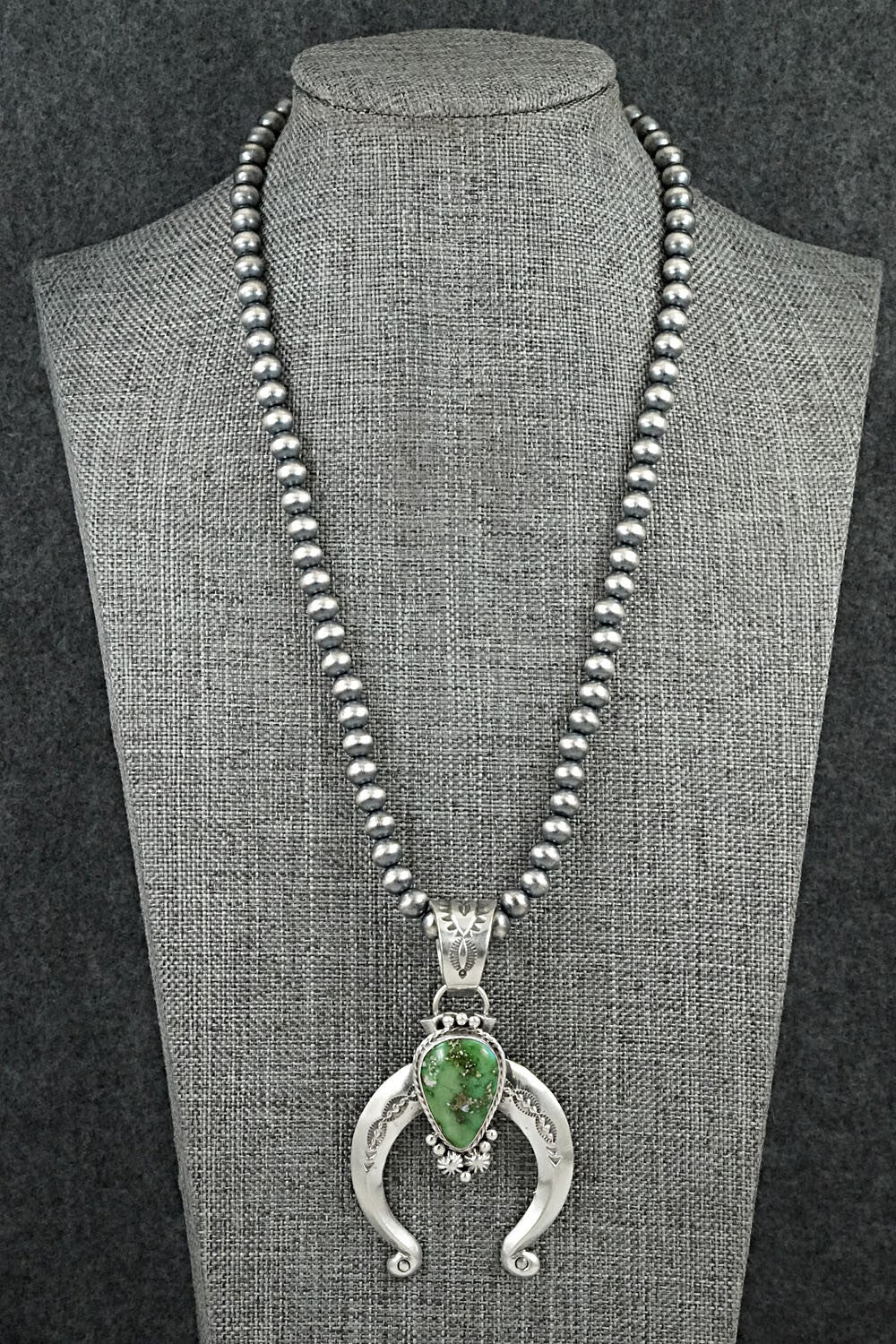 Turquoise & Sterling Silver Necklace - Samuel Yellowhair