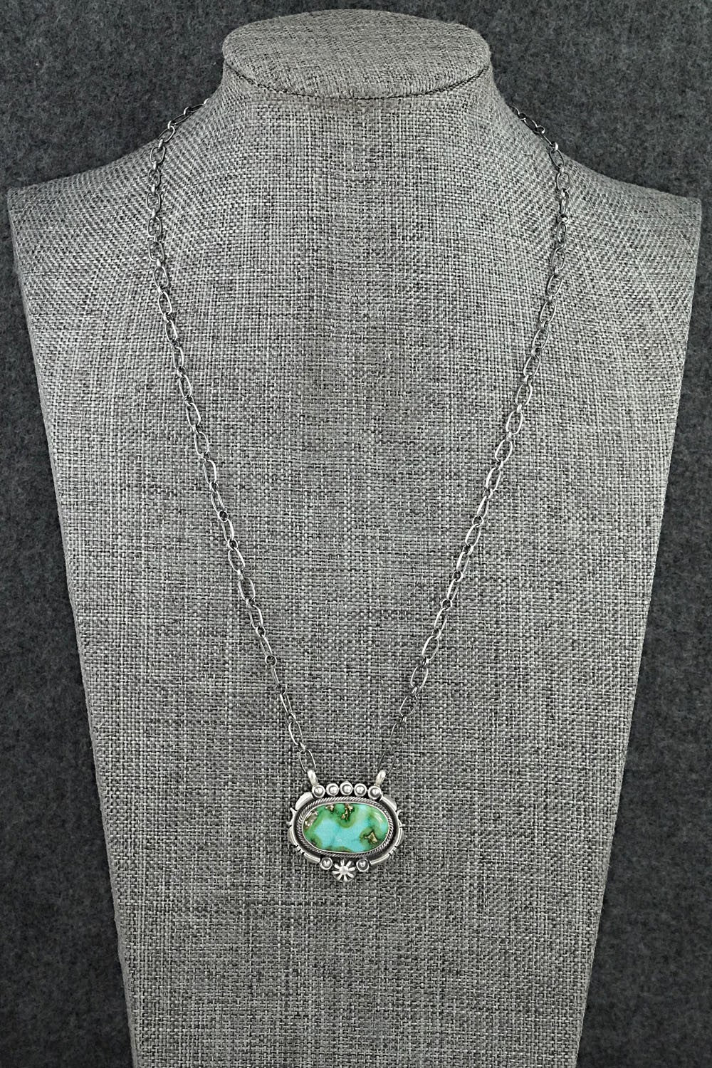 Turquoise & Sterling Silver Necklace - Daniel Benally