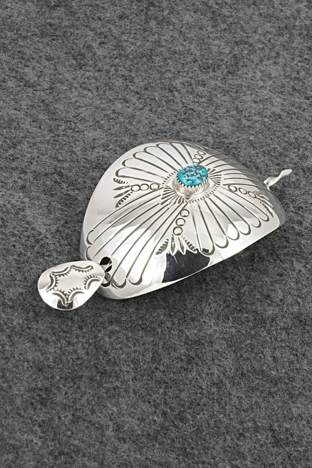 Turquoise & Sterling Silver Hair Pin - Jolene Begay