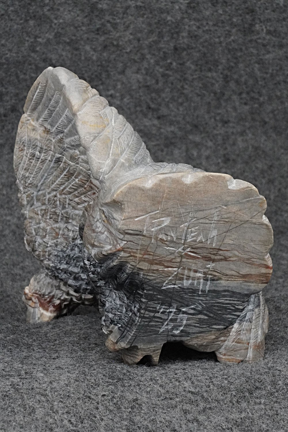 Eagle Dancer Zuni Fetish Carving - Terrance Panteah