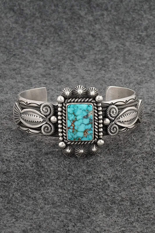 Turquoise & Sterling Silver Bracelet - Michael Calladitto