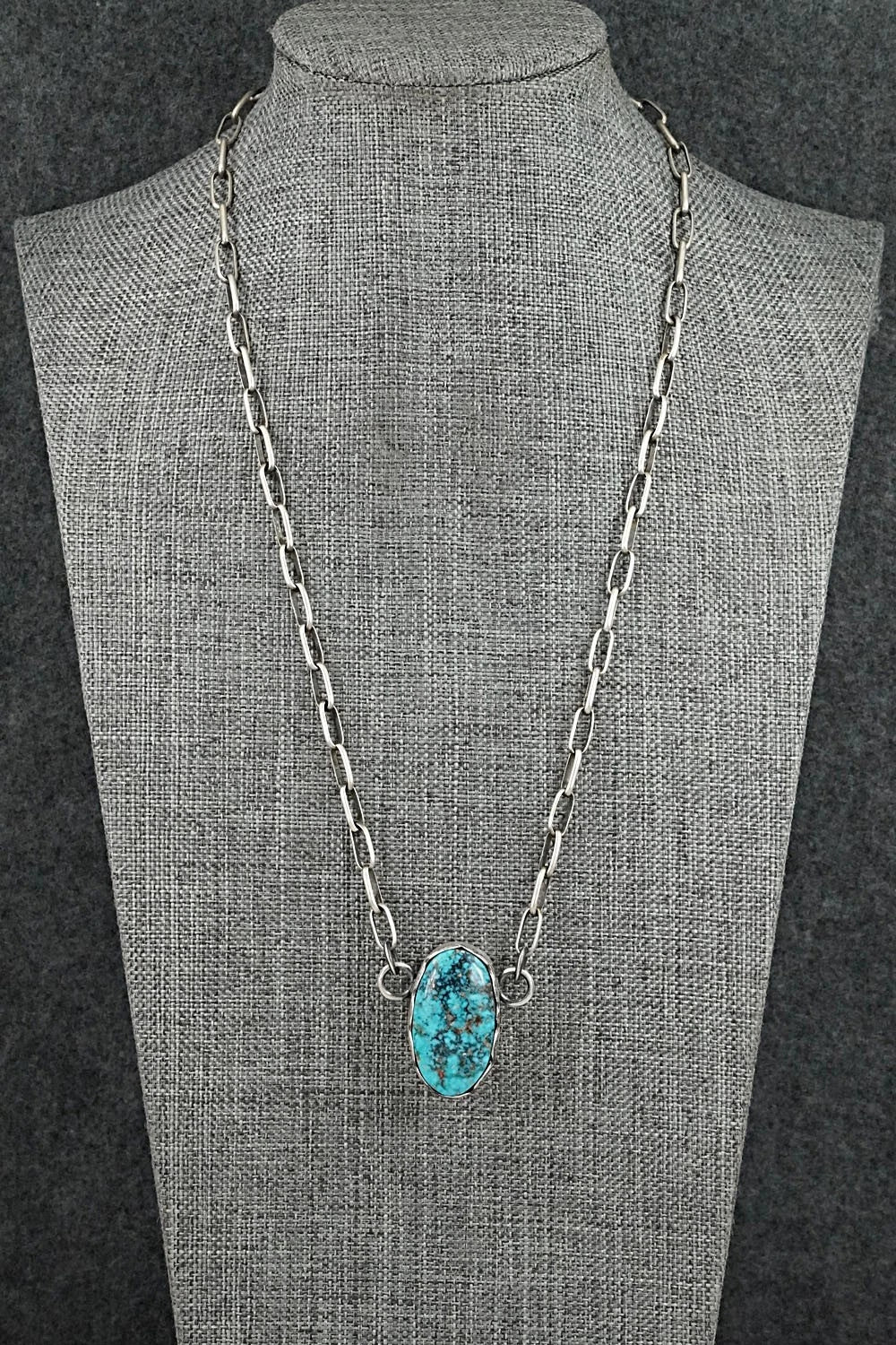 Turquoise & Sterling Silver Necklace - Randy Boyd