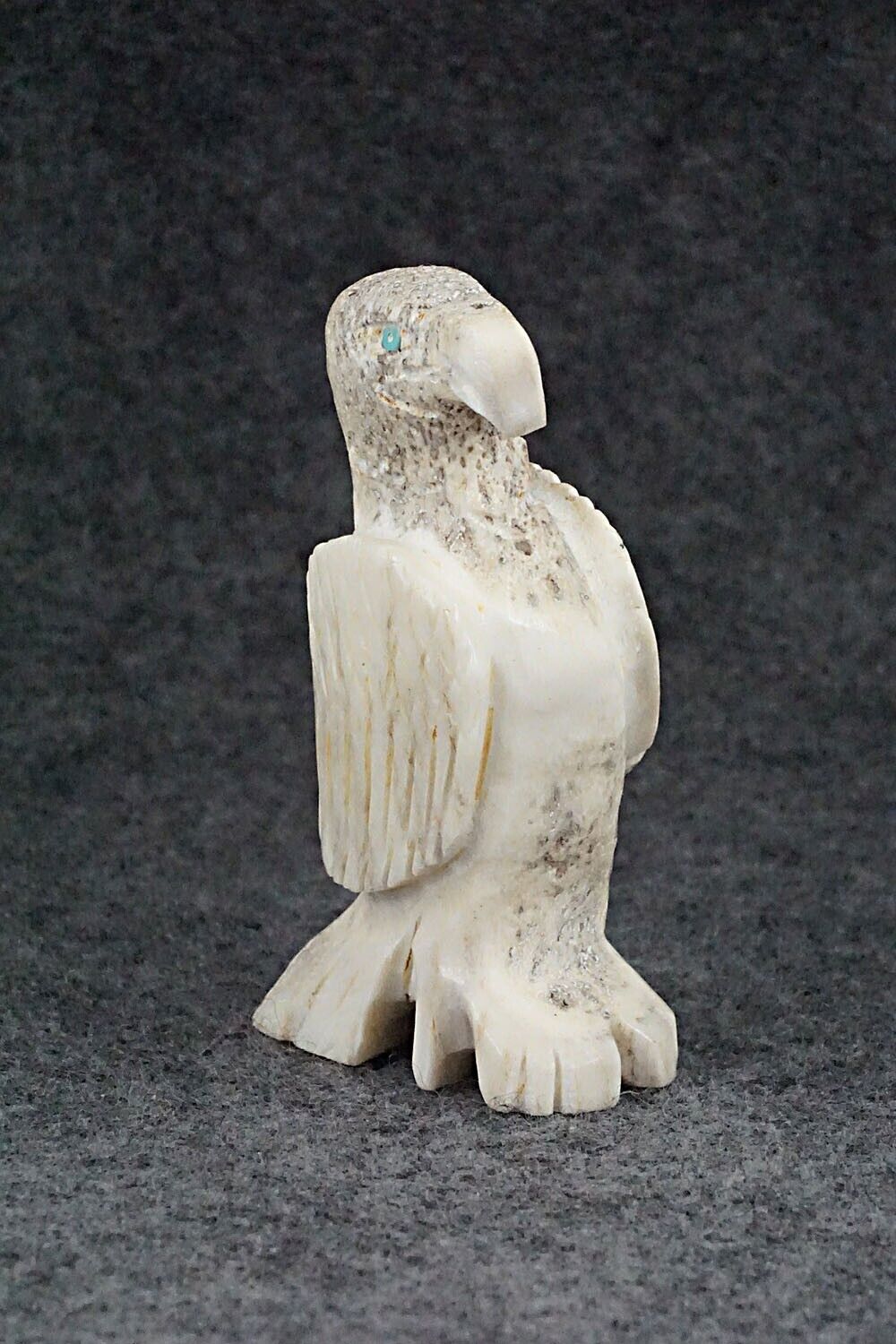 Eagle Zuni Fetish Carving - Allison White