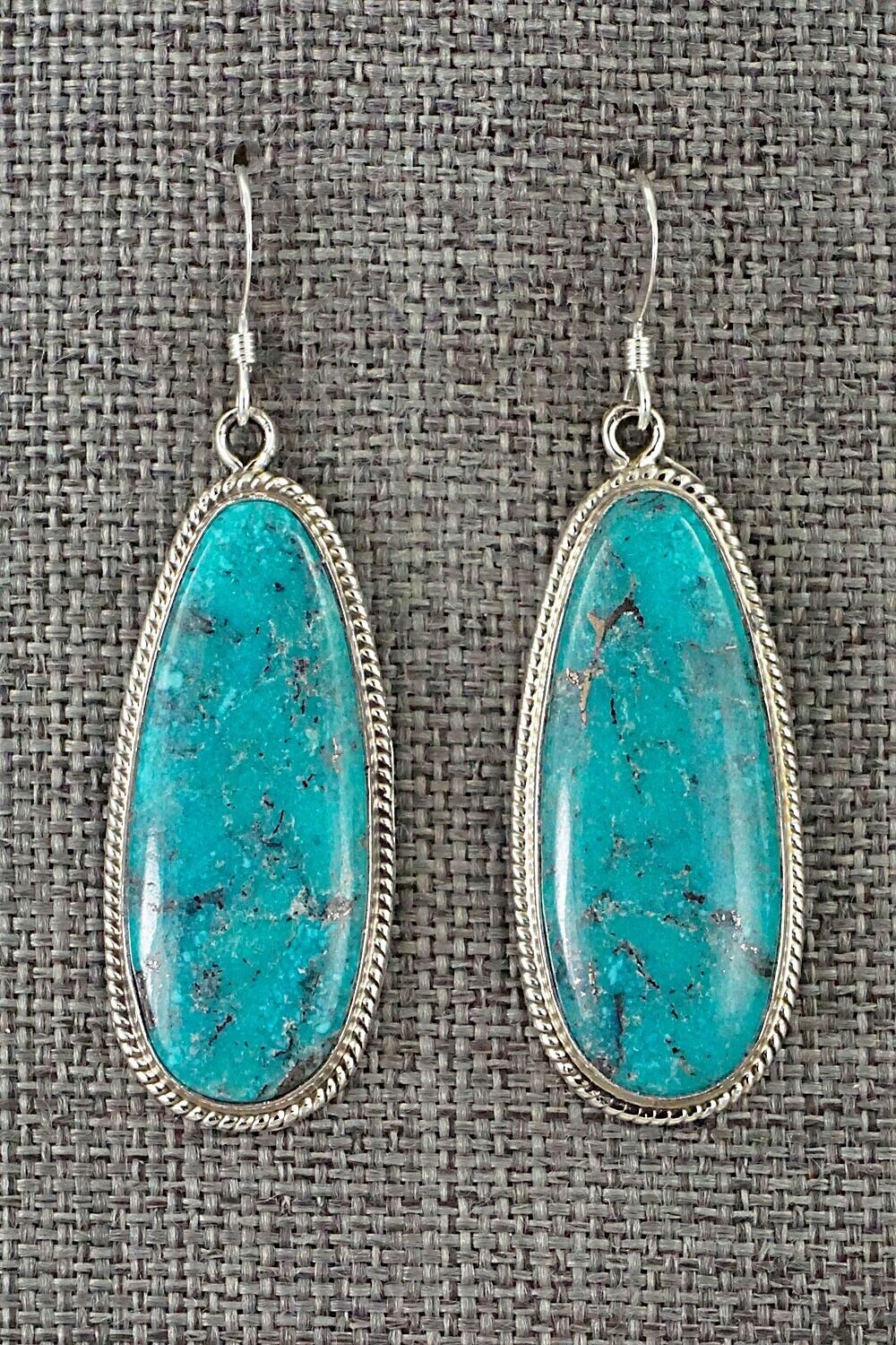 Turquoise and Sterling Silver Earrings - Sharon McCarthy