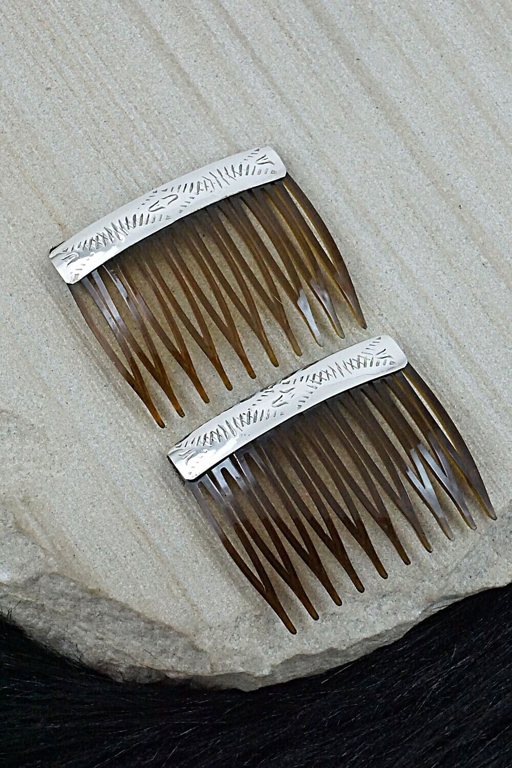 Sterling Silver Hair Combs - Randall Dalgai