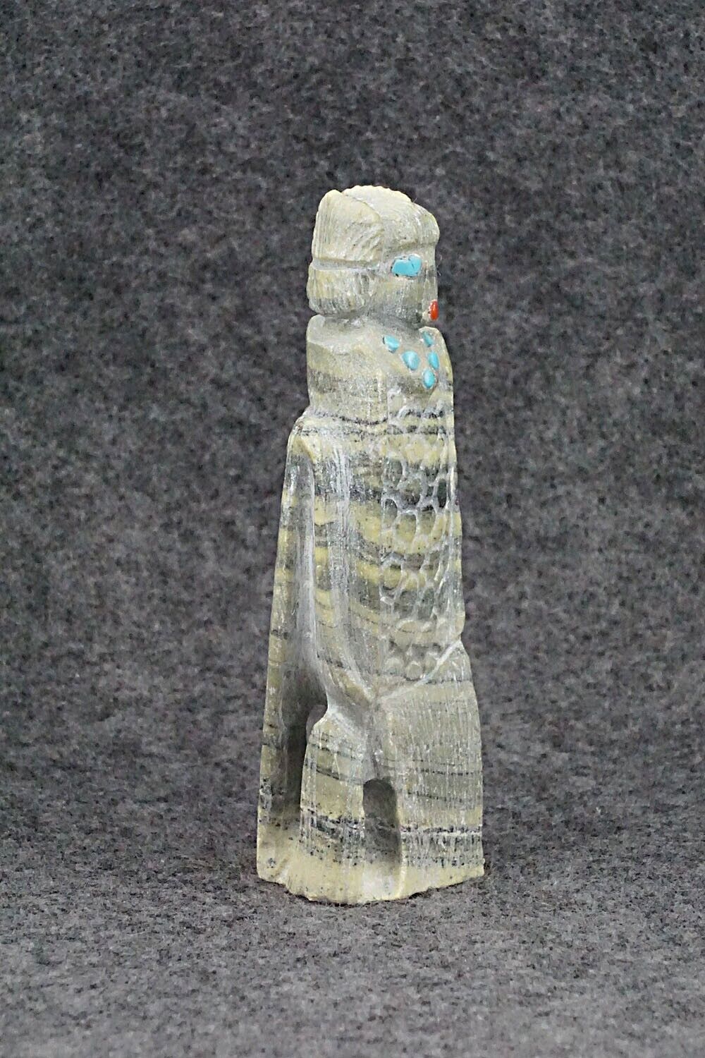 Corn Maiden Zuni Fetish Carving - Derrick Kaamasee