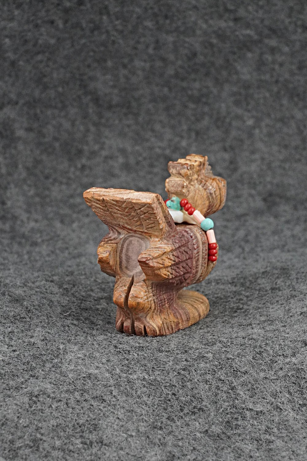 Roadrunner Zuni Fetish Carving - Douglas Martza