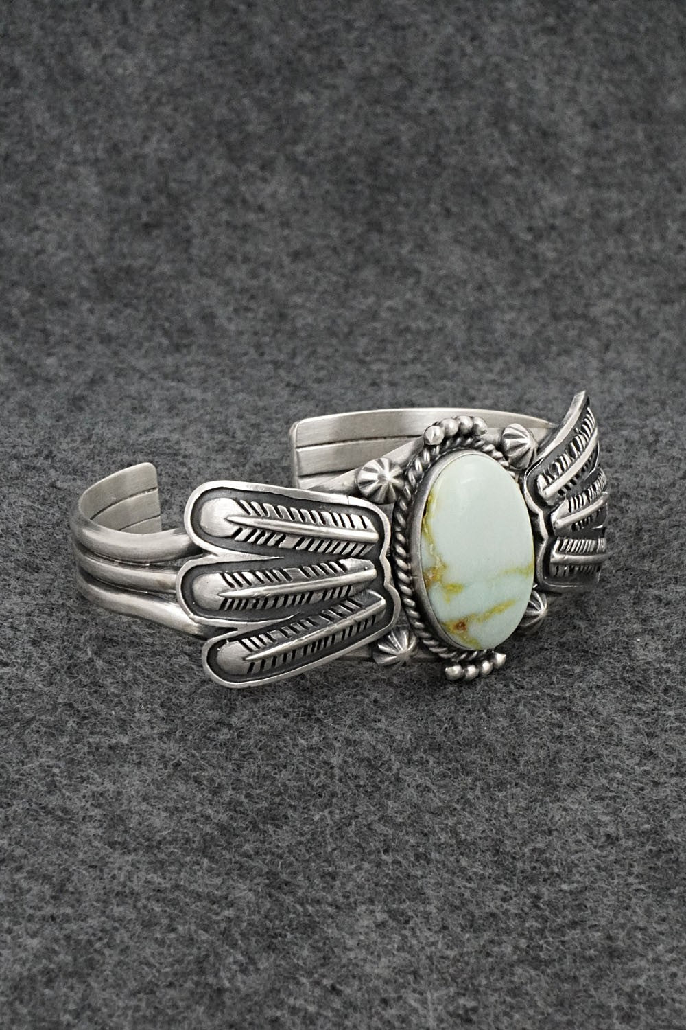 Variscite & Sterling Silver Bracelet - Daniel Benally