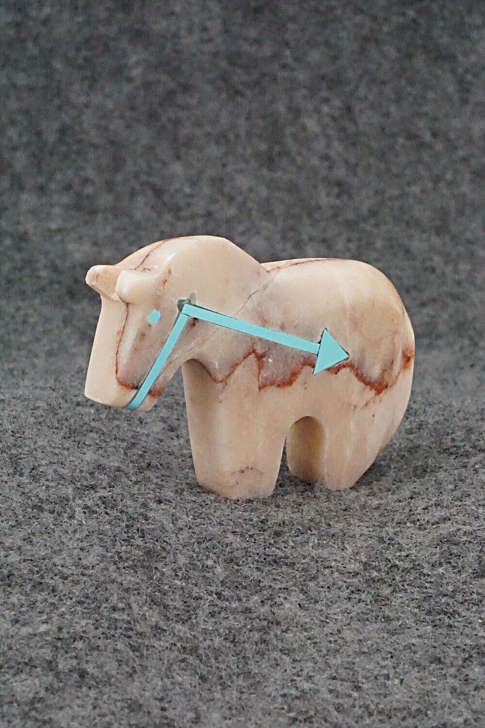 Horse Zuni Fetish Carving - Bernard Laiwakete