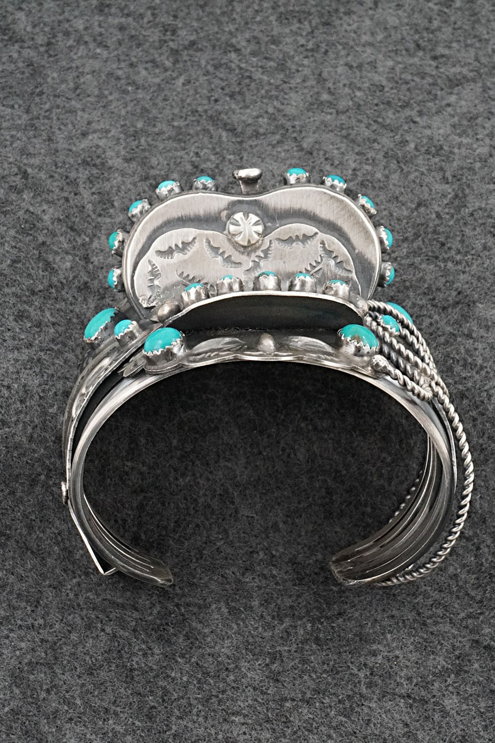 Turquoise & Sterling Silver Bracelet - Tim Yazzie