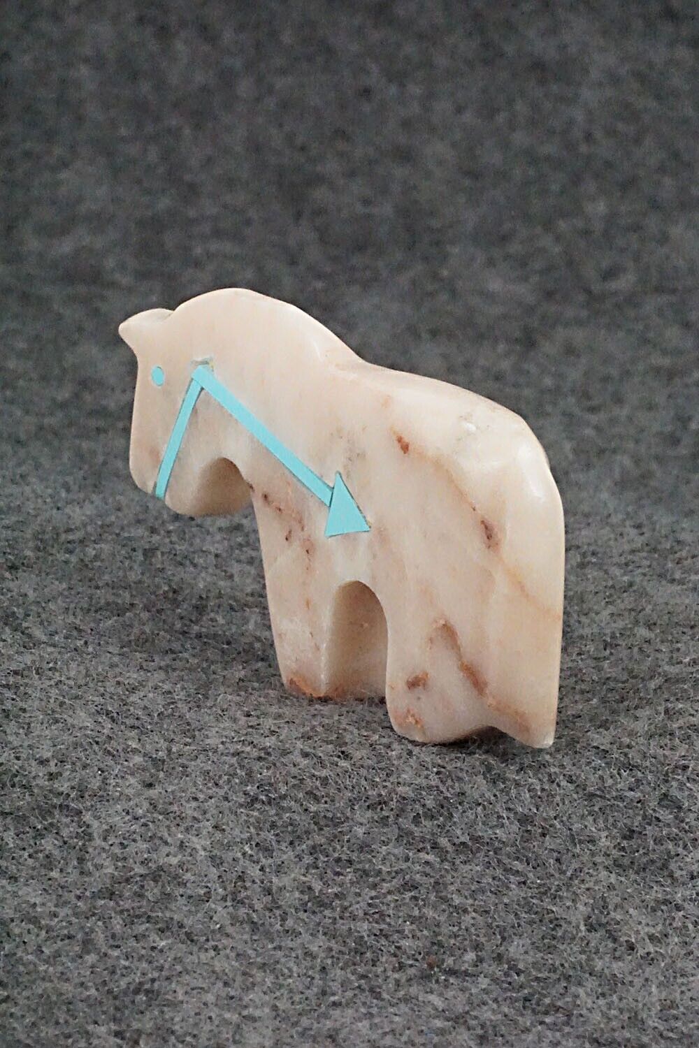 Horse Zuni Fetish Carving - Bernard Laiwakete