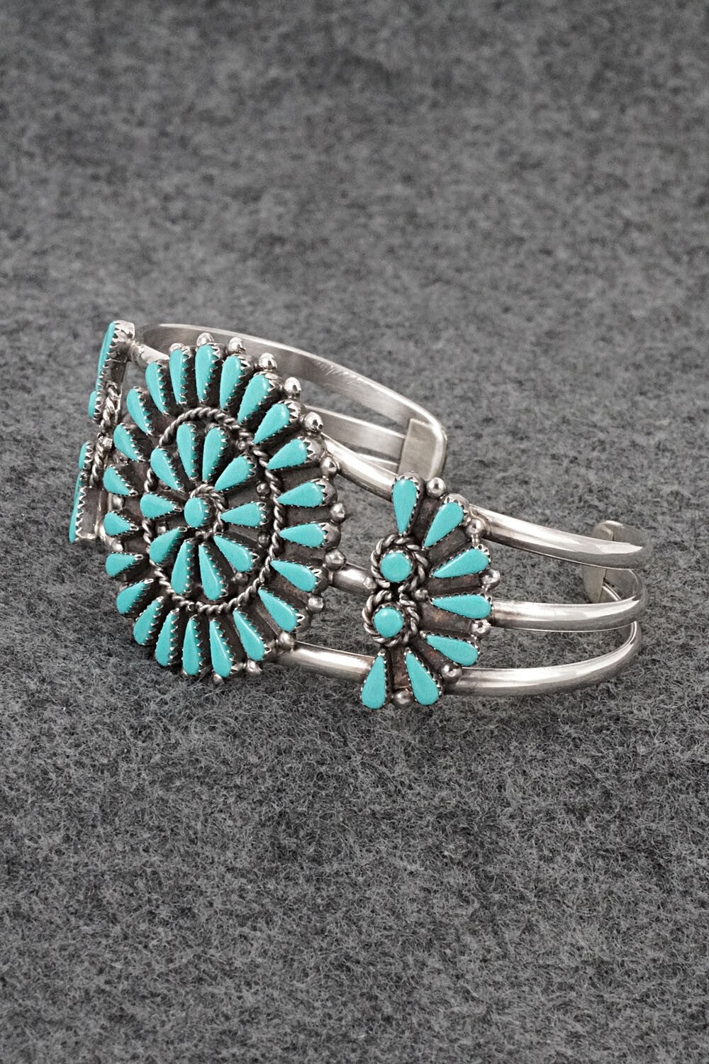 Turquoise & Sterling Silver Bracelet - Albert Gasper