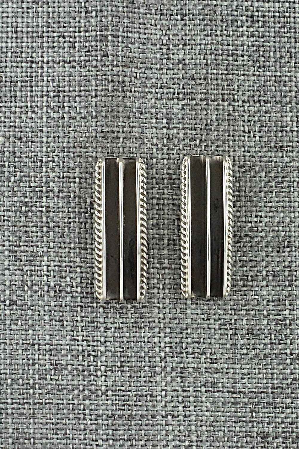 Sterling Silver Earrings - Darrell Yazzie