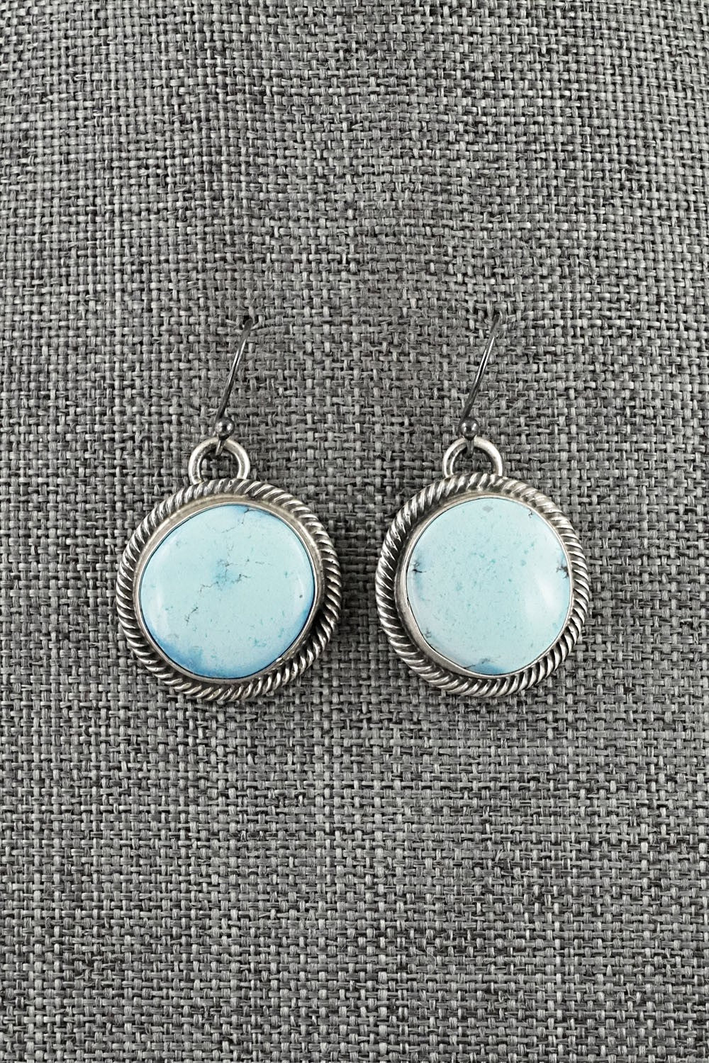 Turquoise & Sterling Silver Pendant and Earrings Set - Bobby Johnson