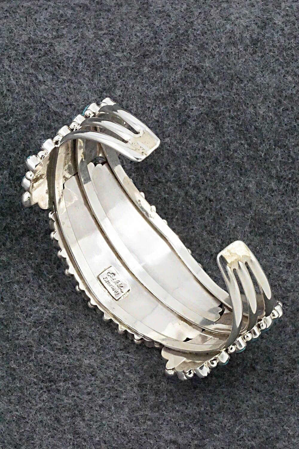 Turquoise & Sterling Silver Bracelet - Erick Wilson