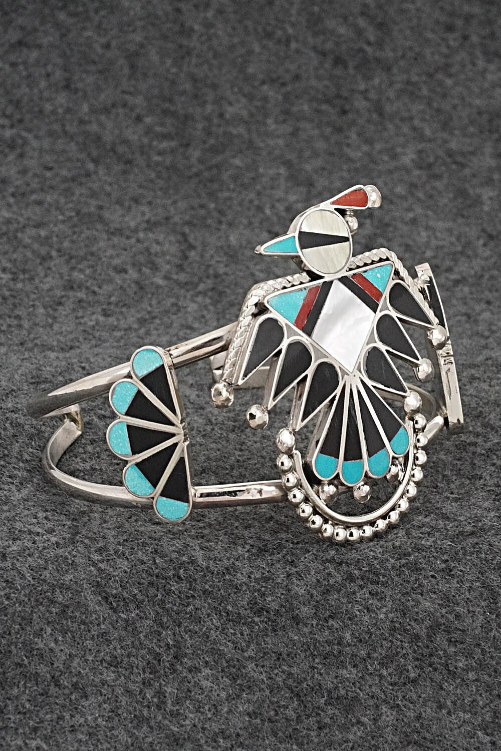 Multi-Stone & Sterling Silver Bracelet - Adrian Wallace