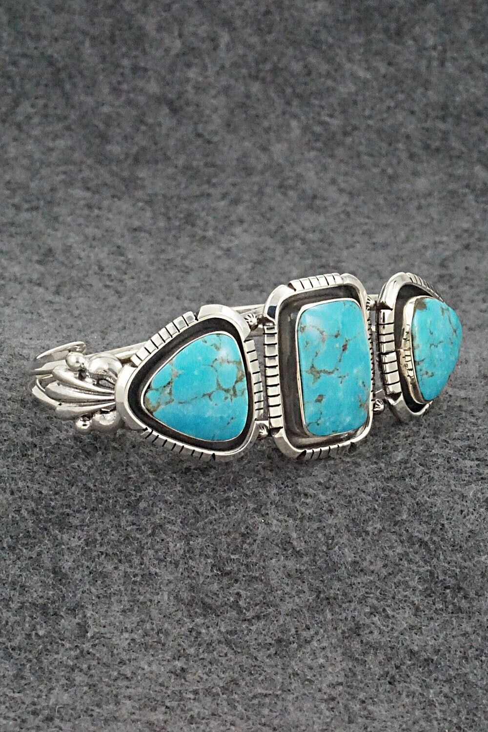 Turquoise & Sterling Silver Bracelet - Jimson Belin