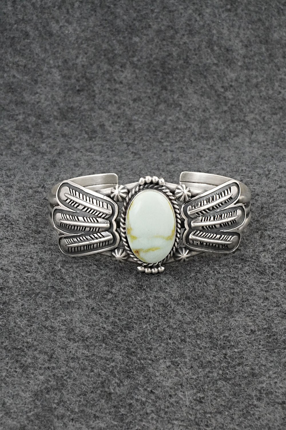 Variscite & Sterling Silver Bracelet - Daniel Benally