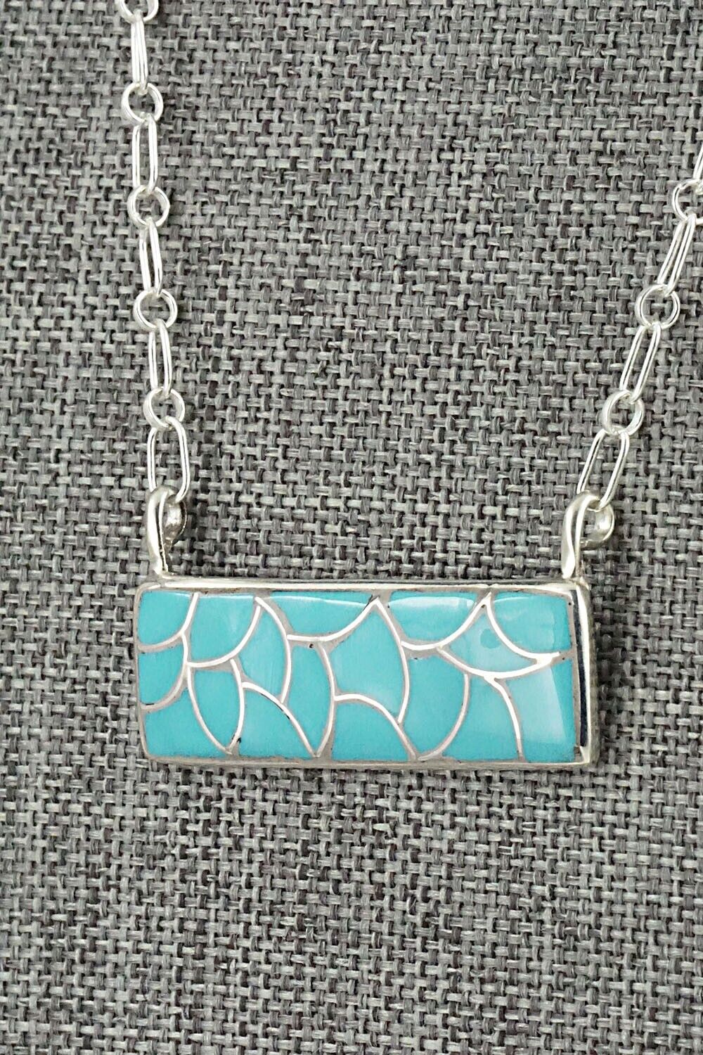 Turquoise & Sterling Silver Necklace - Orena Leekya