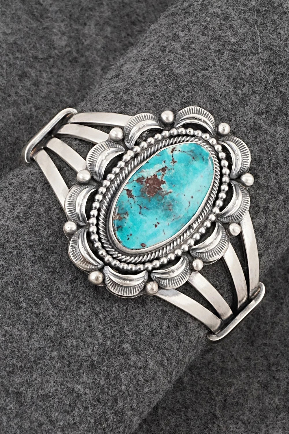 Turquoise & Sterling Silver Bracelet - Kathleen Livingston
