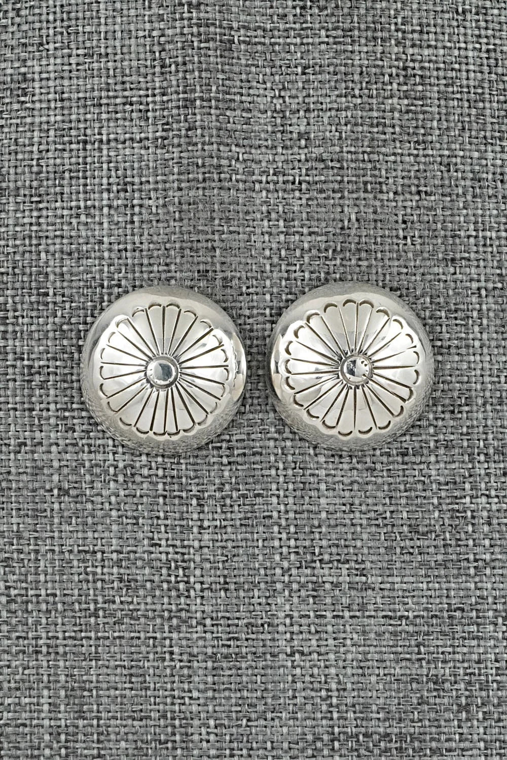 Sterling Silver Earrings - Marie Yazzie