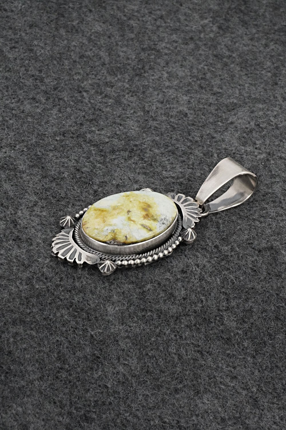 Variscite & Sterling Silver Pendant - Darrin Livingston