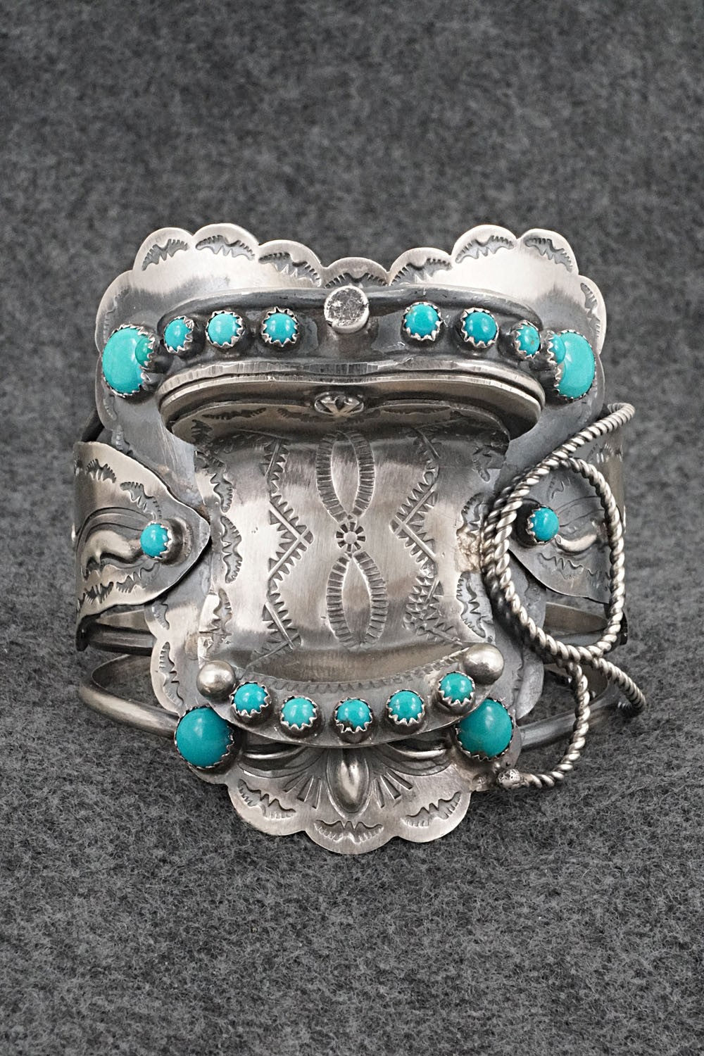 Turquoise & Sterling Silver Bracelet - Tim Yazzie