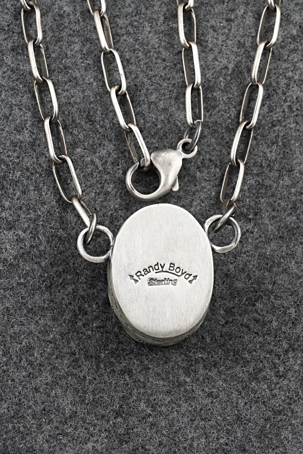 Turquoise & Sterling Silver Necklace - Randy Boyd