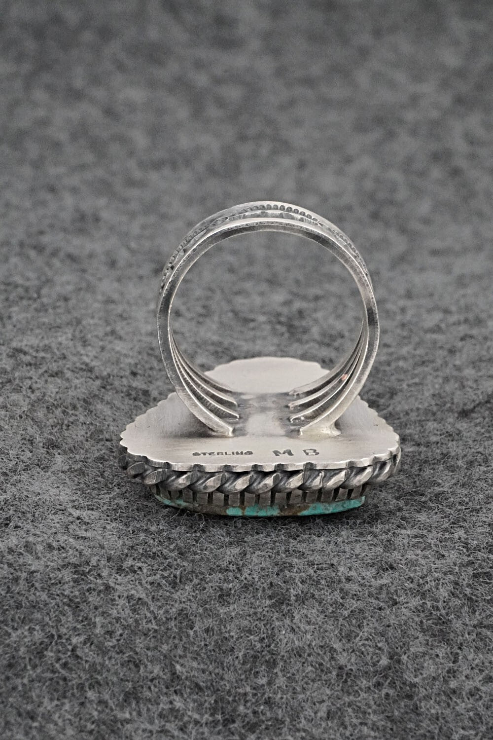 Turquoise & Sterling Silver Ring - Marita Benally - Size 9