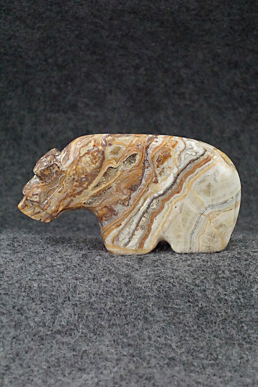 Bear Zuni Fetish Carving - Reynold Lunasee