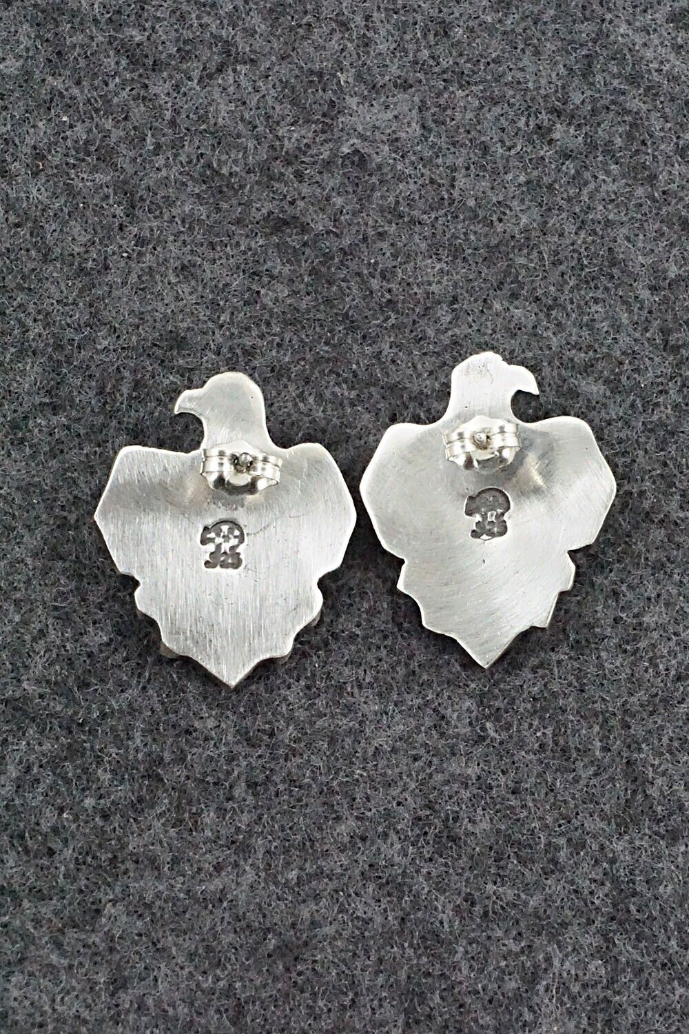 Coral & Sterling Silver Earrings - Paige Gordon
