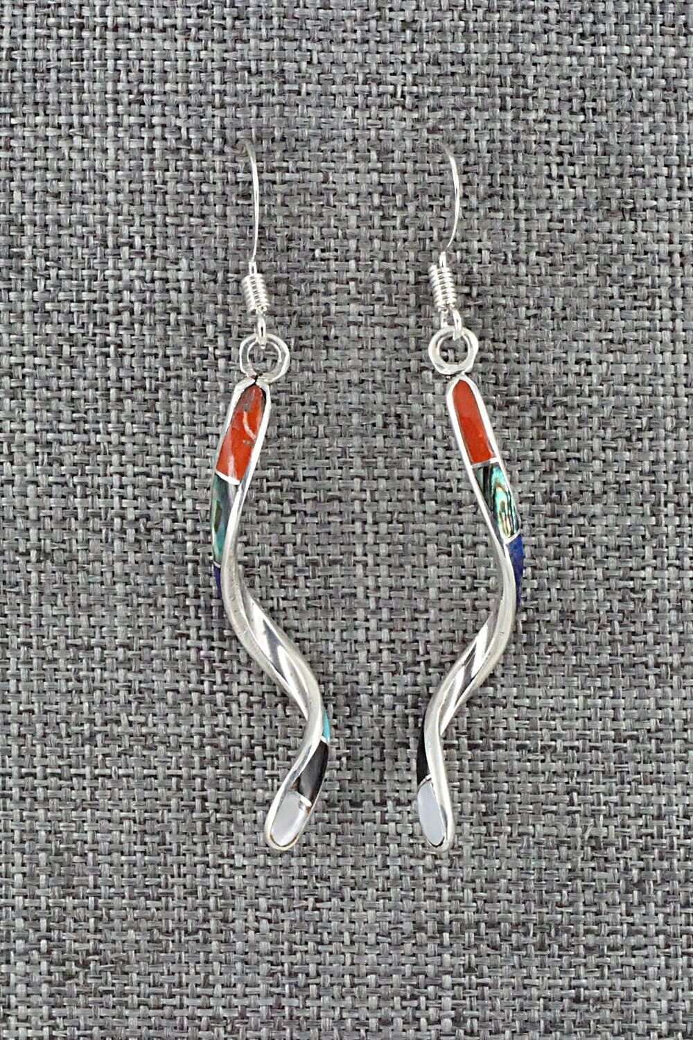 Multi Stone & Sterling Silver Earrings - Ira Johnson