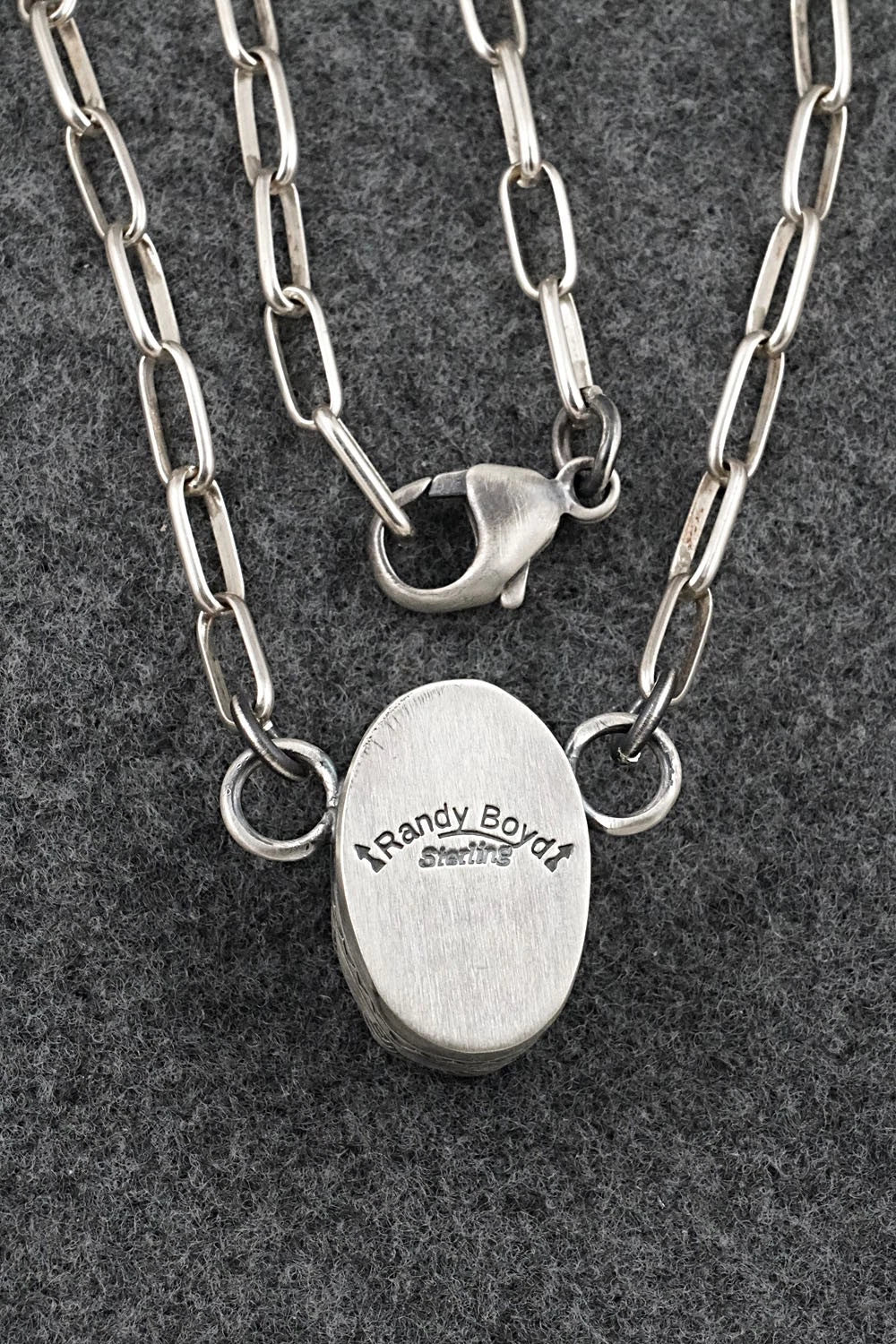 Turquoise & Sterling Silver Necklace - Randy Boyd
