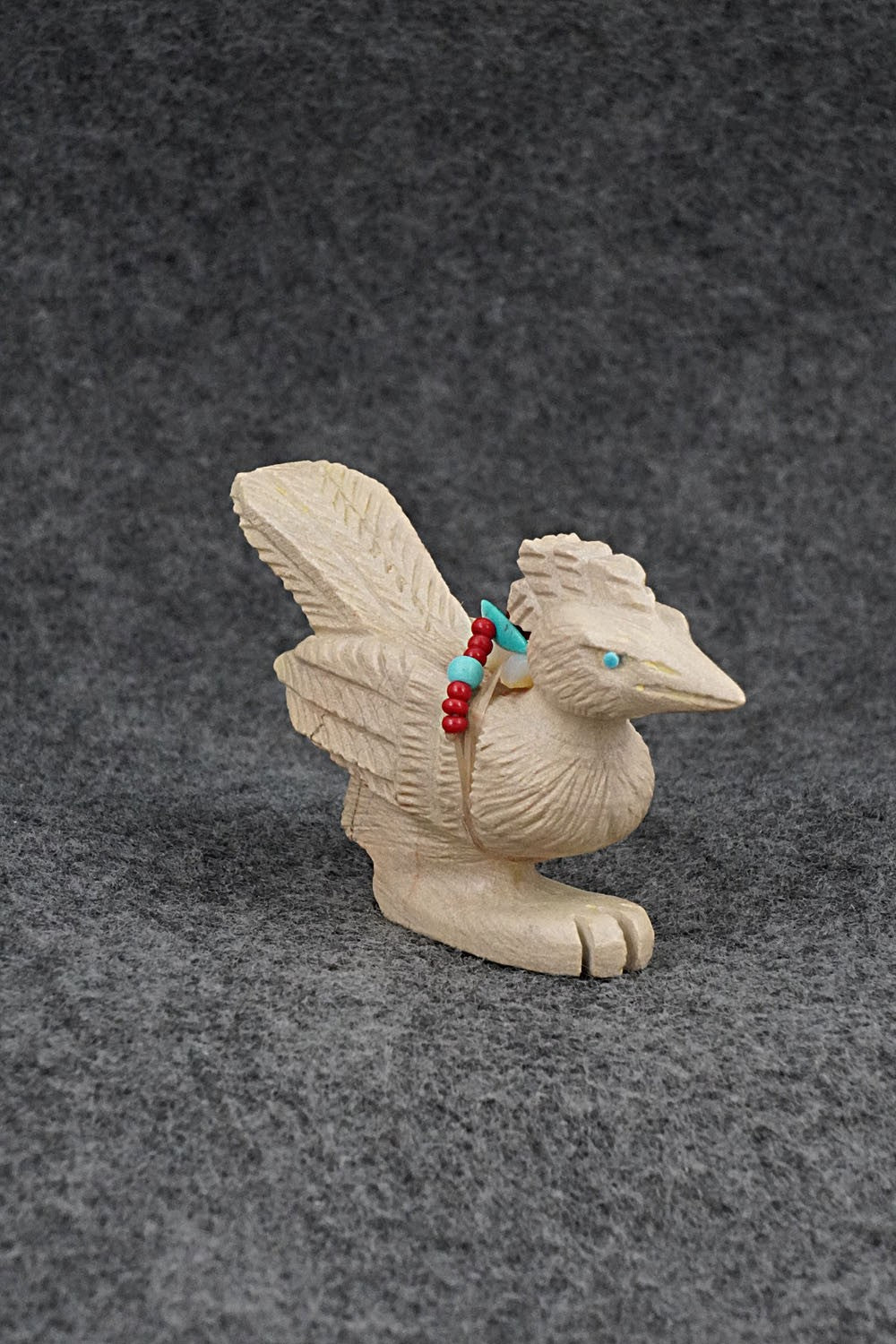 Roadrunner Zuni Fetish Carving - Douglas Martza