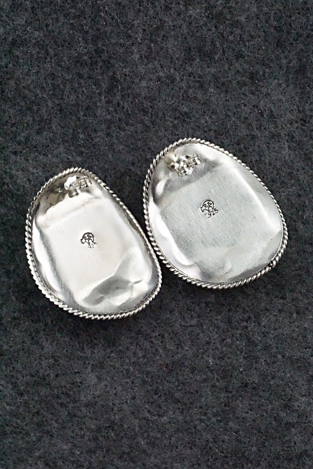 Turquoise & Sterling Silver Earrings - Bobby Platero