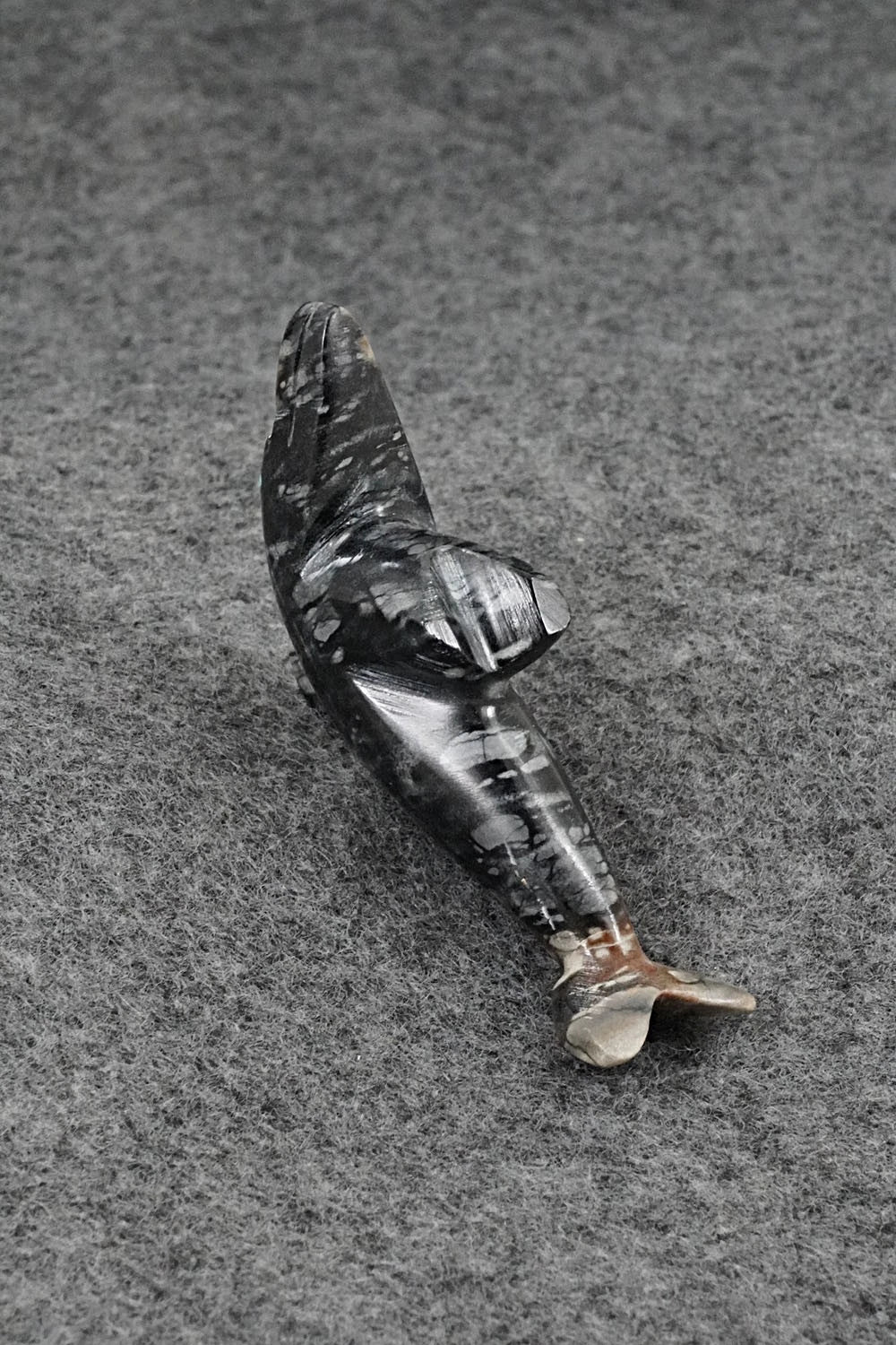 Dolphin Zuni Fetish Carving - Todd Etsate