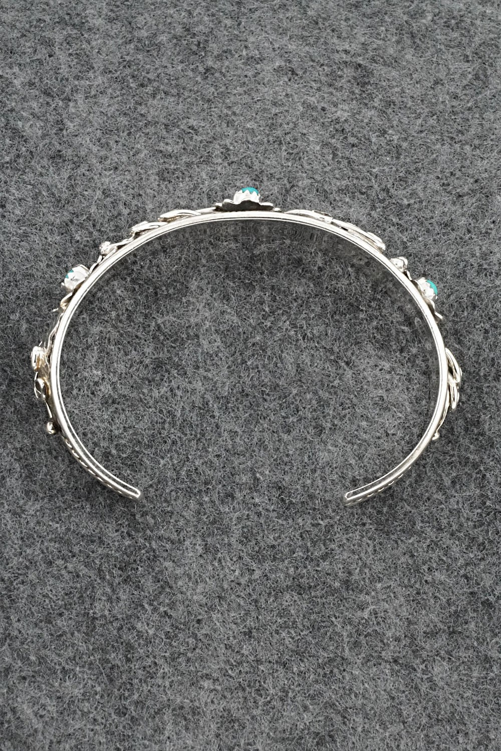 Turquoise & Sterling Silver Bracelet - Bessie Joe