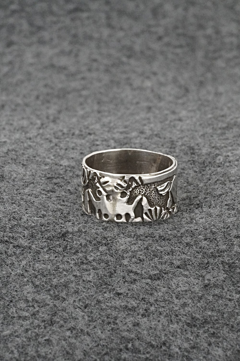 Sterling Silver Ring - Lloyd Becenti - Size 7.5