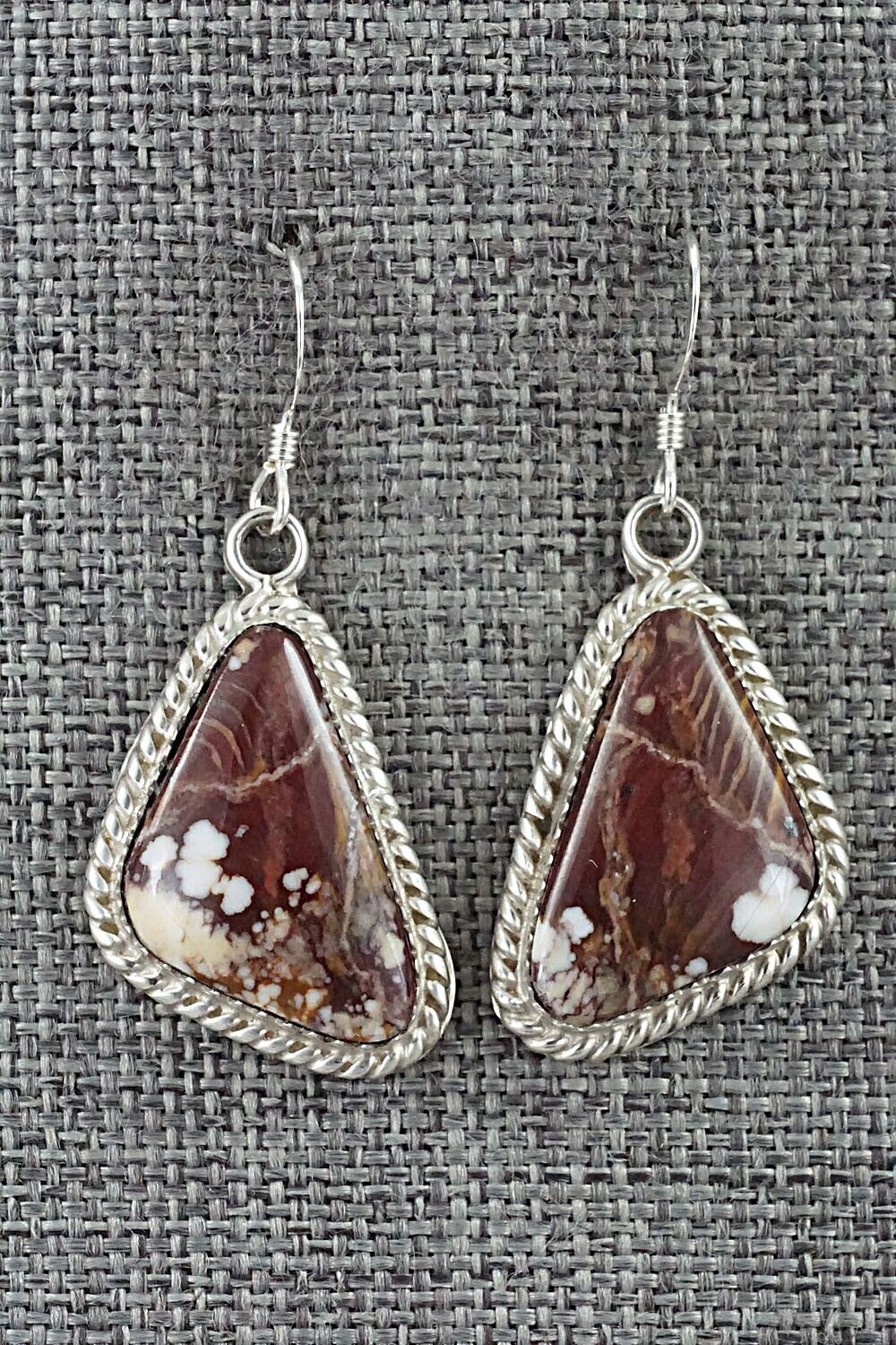 Wild Horse & Sterling Silver Earrings - Sheena Jack