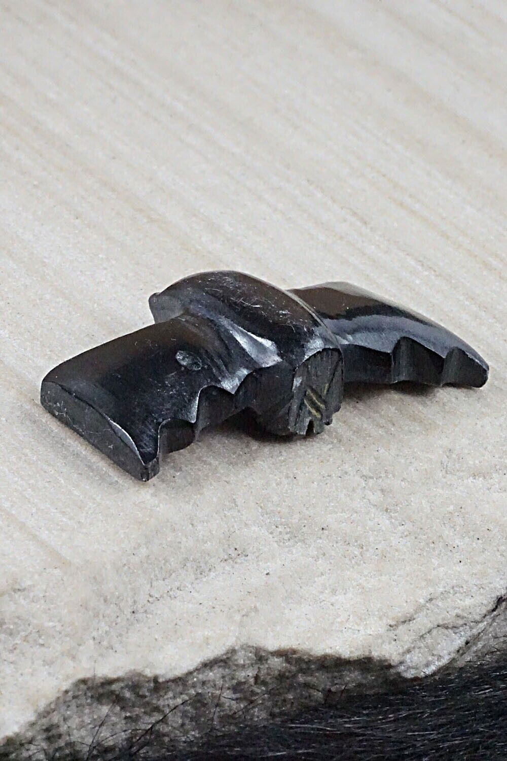 Bat Zuni Fetish Carving - Tim Lementino