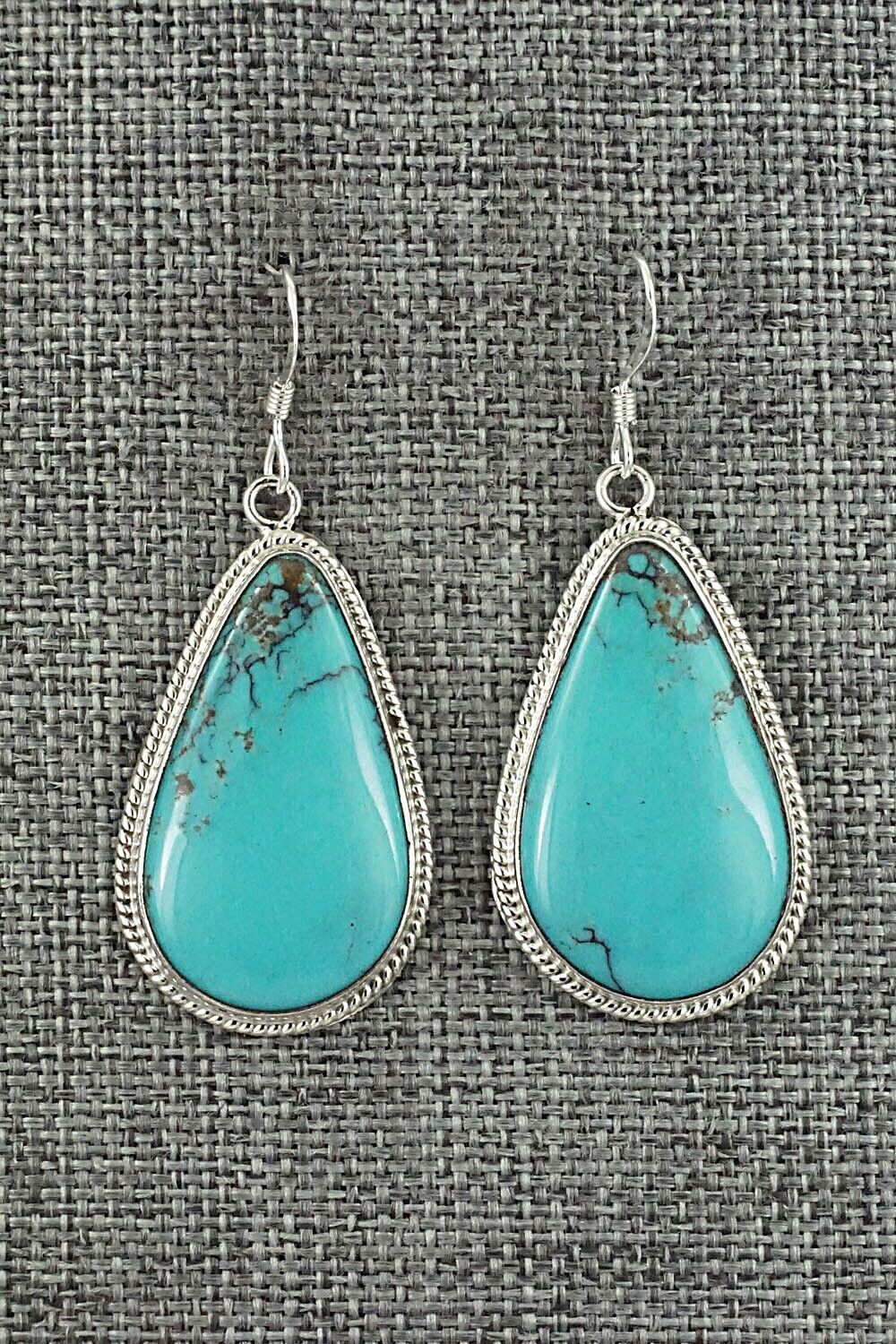 Turquoise & Sterling Silver Earrings - Sharon McCarthy