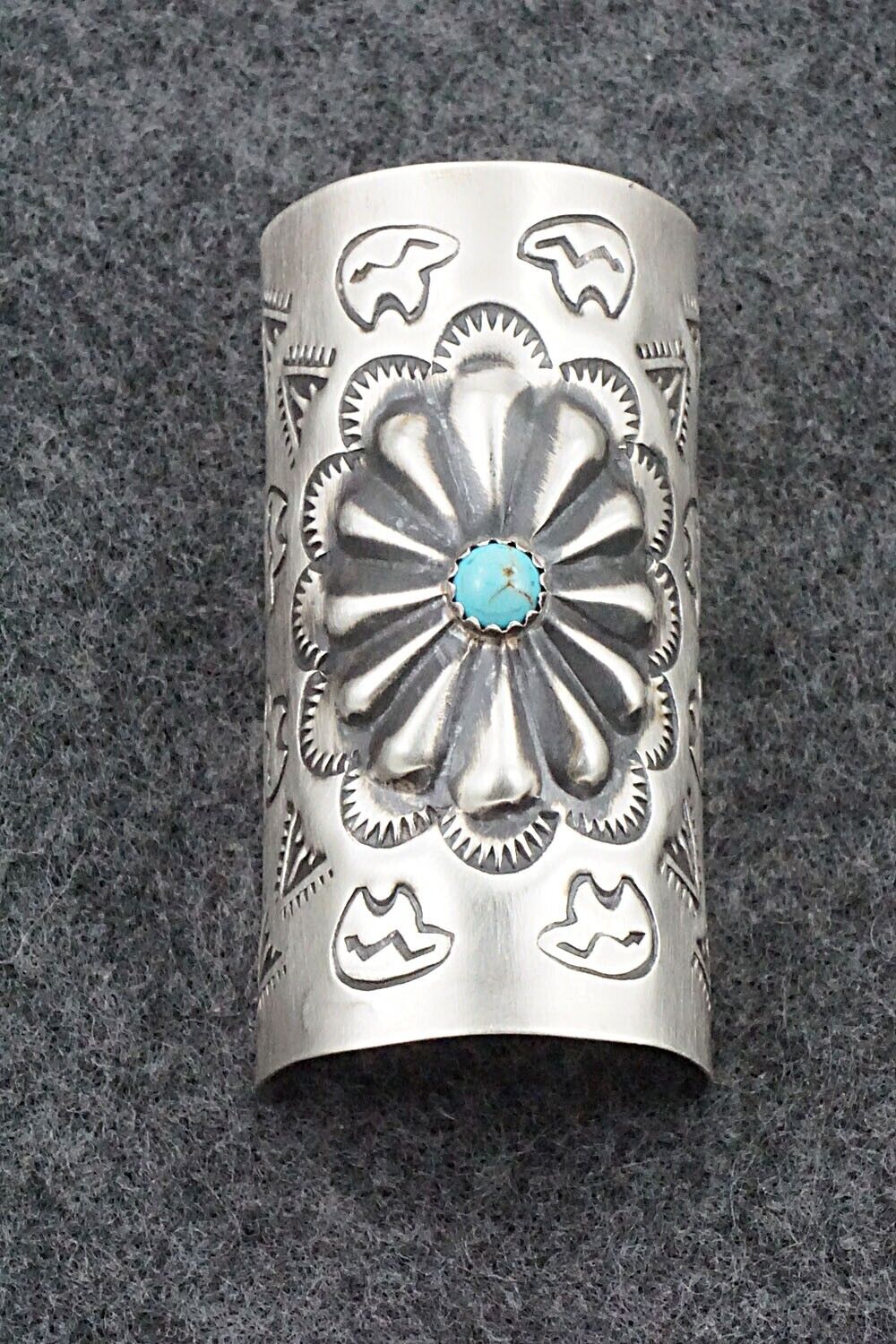 Turquoise & Sterling Silver Hair Pin - Arlene Soce
