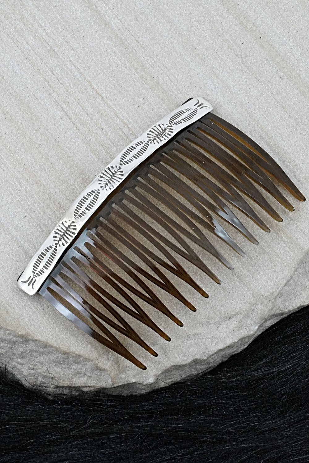 Sterling Silver Hair Combs - Bertha Begay