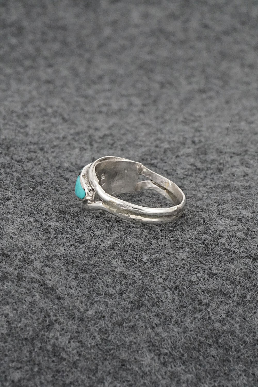 Multi-Stone & Sterling Silver Inlay Ring - Ola Eriacho - Size 6
