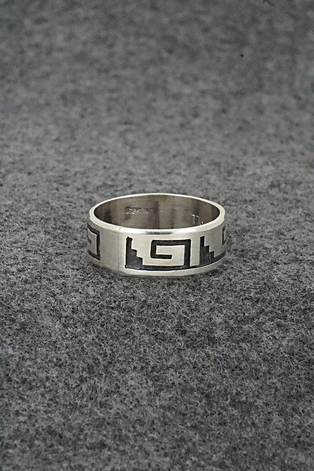 Sterling Silver Ring - Timothy Mowa - Size 13.5