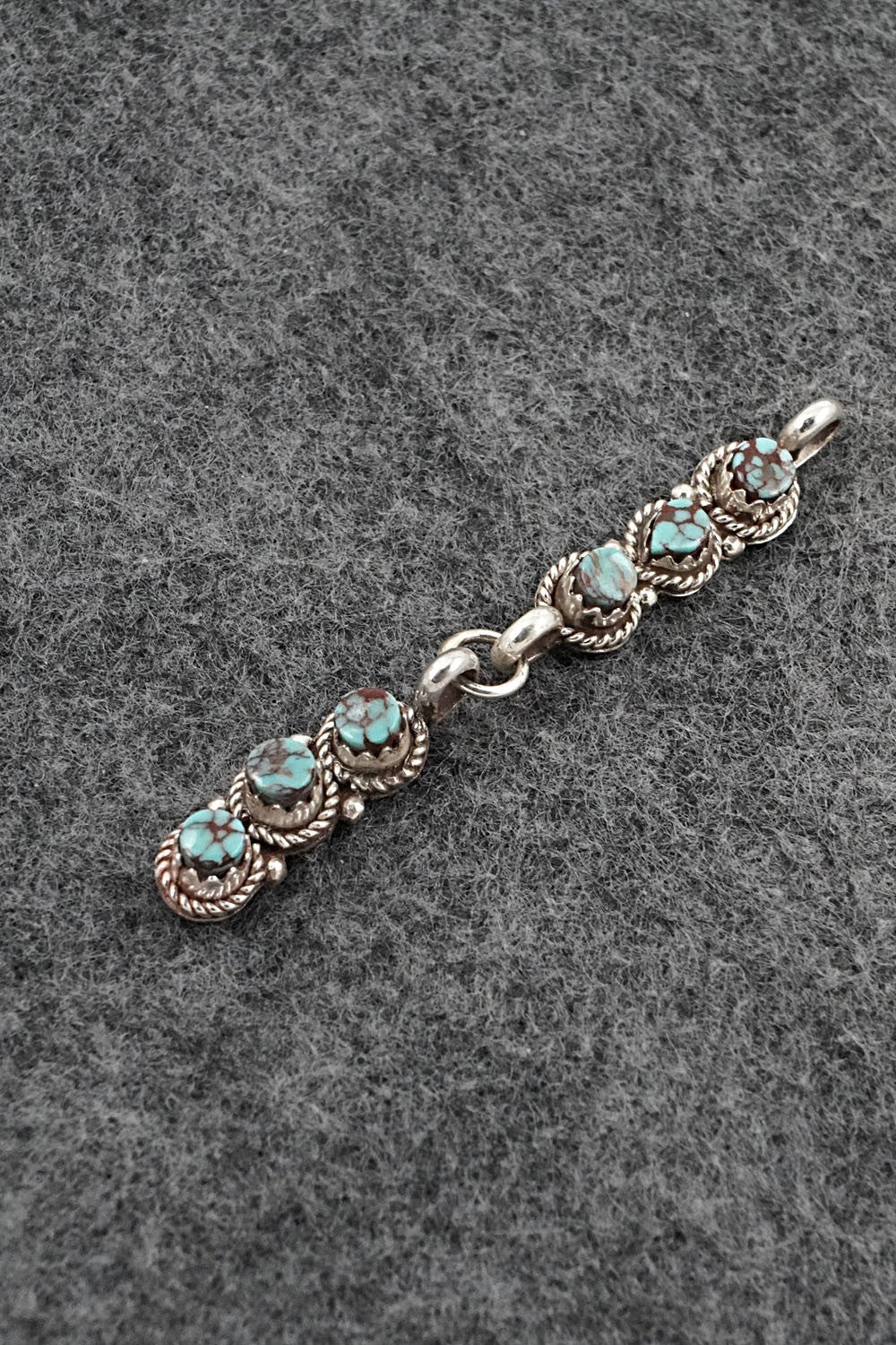 Turquoise & Sterling Silver Pendant - Jared Burns