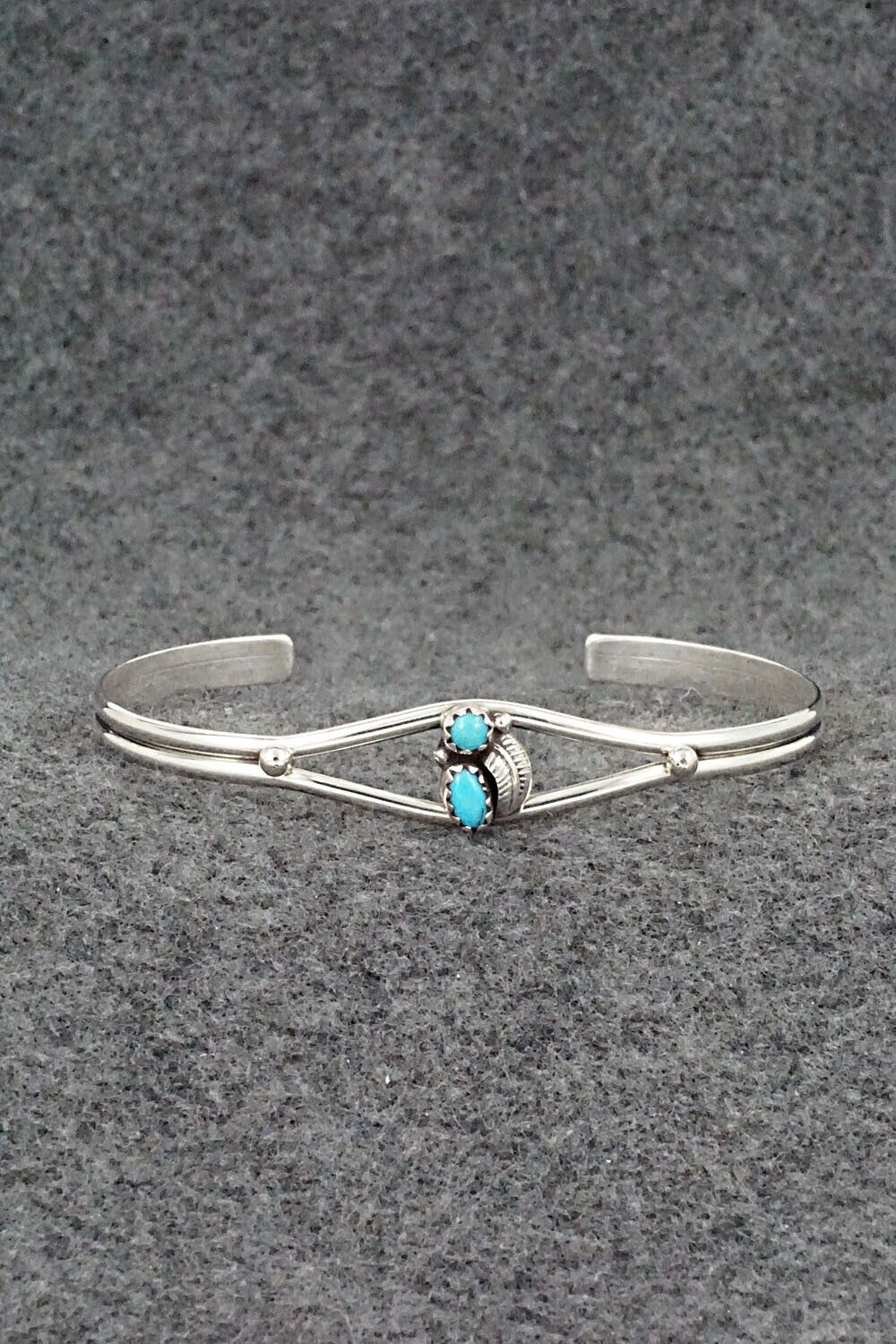 Turquoise & Sterling Silver Bracelet - Betty Hawthorne